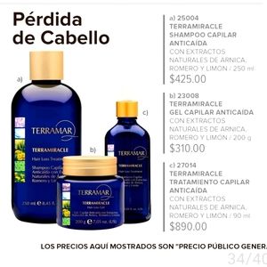 Tratamiento Terramiracle Anticaida